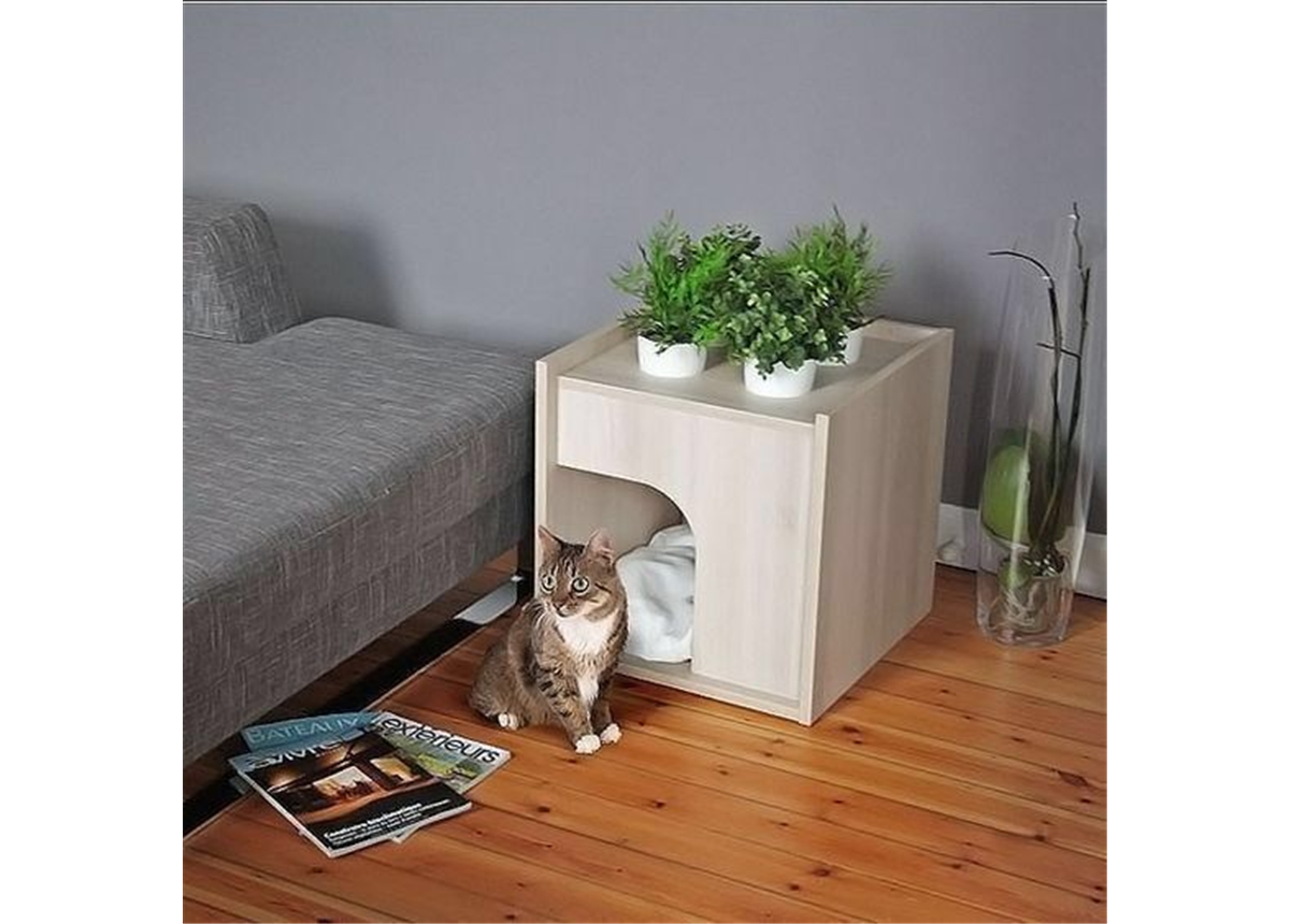 Подставка для цветов - домик для кота, собаки