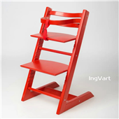 Детский растущий стульчик BABYFIX IngVart красный