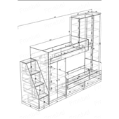 Двухъярусная кровать Канны Fmebel