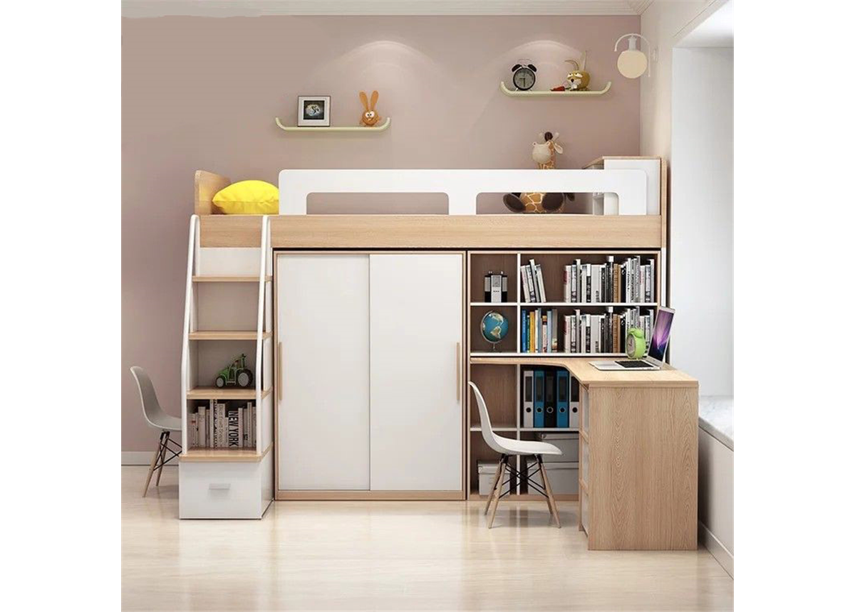 Кровать-чердак с гардеробом Тулон 160 Fmebel