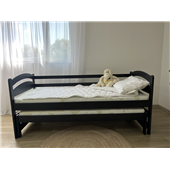 Кровать-диванчик Бонни с доп. спальным местом (масcив) Луна 80x190 