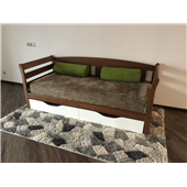 Кровать-диванчик Тедди 1-спальная (масcив) Луна 80x200