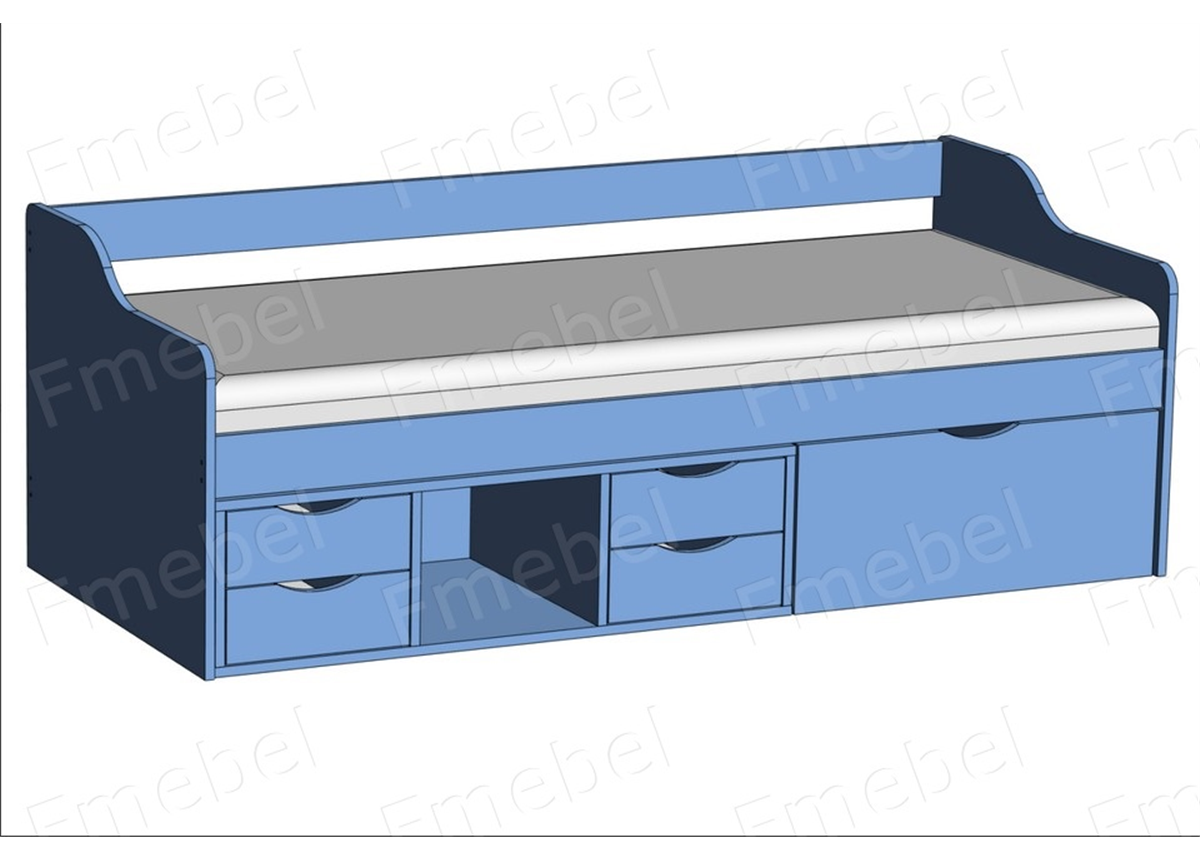 Кровать-диванчик Медисон Fmebel 80x190