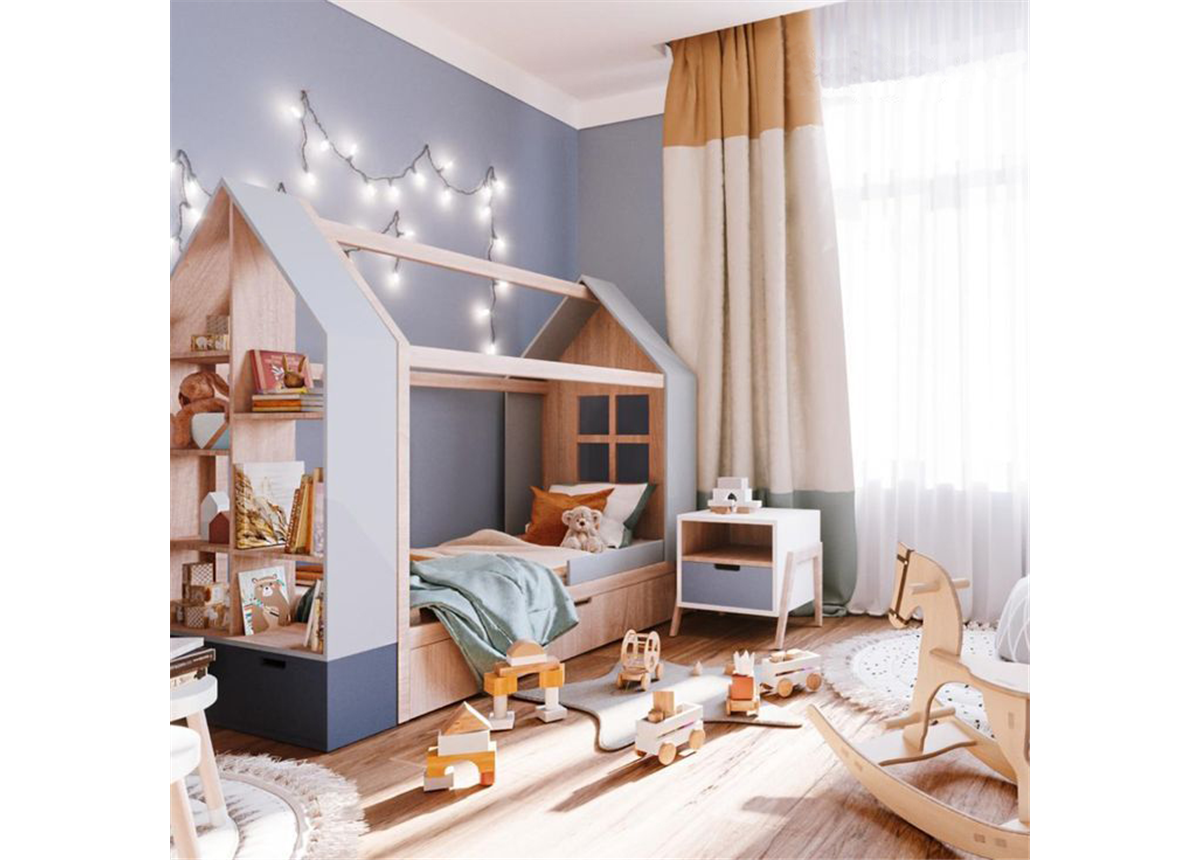 Ліжко-будиночок Честерфілд Fmebel