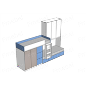 Двухъярусная кровать Филадельфия Fmebel