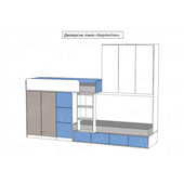 Двухъярусная кровать Филадельфия Fmebel