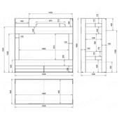 Двухъярусная кровать Басселтон-2 Fmebel