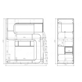 Двоярусне ліжко Наура Fmebel