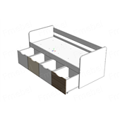 Кровать Сан-Паулу Fmebel 80x190