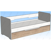 Кровать с дополнительным спальным местом Колумбия Fmebel 80x200