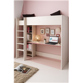 Кровать-чердак со столом Дижон Fmebel 90x200