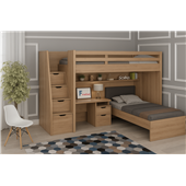 Кровать-чердак двухместная Сан-Франциско Fmebel 