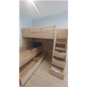 Кровать-чердак двухместная Сан-Франциско Fmebel 