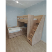 Кровать-чердак двухместная Сан-Франциско Fmebel 