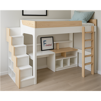 Кровать-чердак Венеция Fmebel 80х180