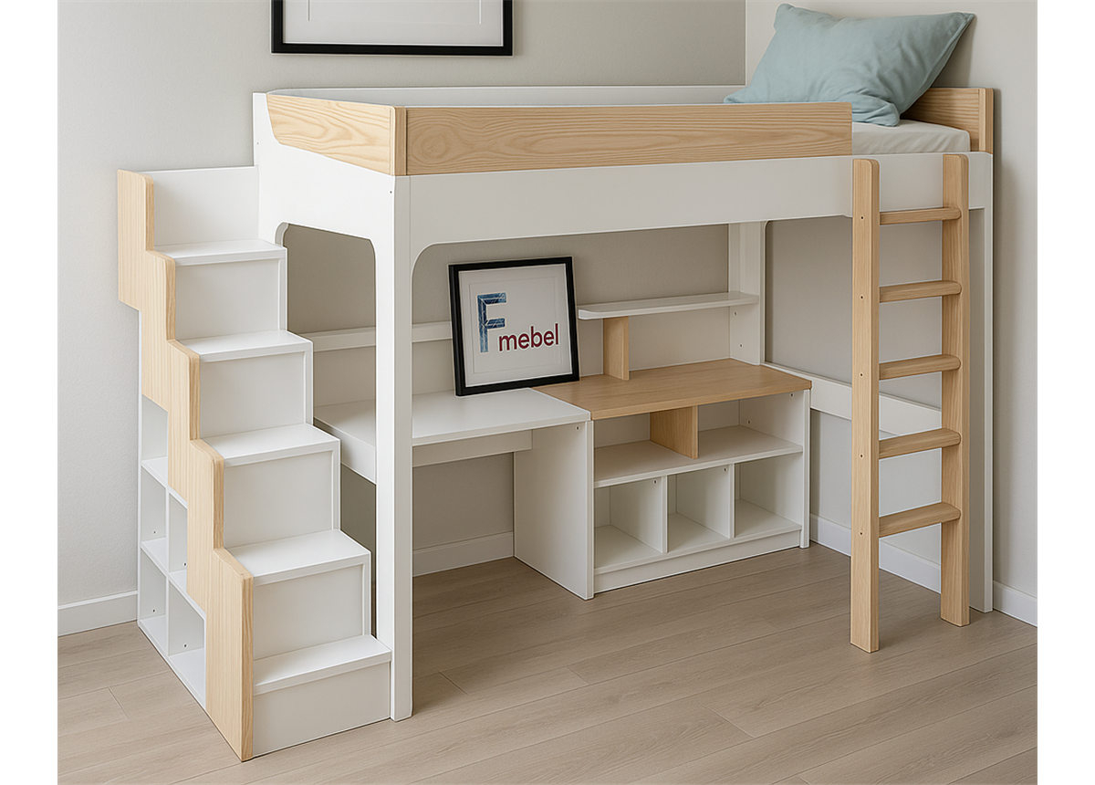 Кровать-чердак Венеция Fmebel 80х180