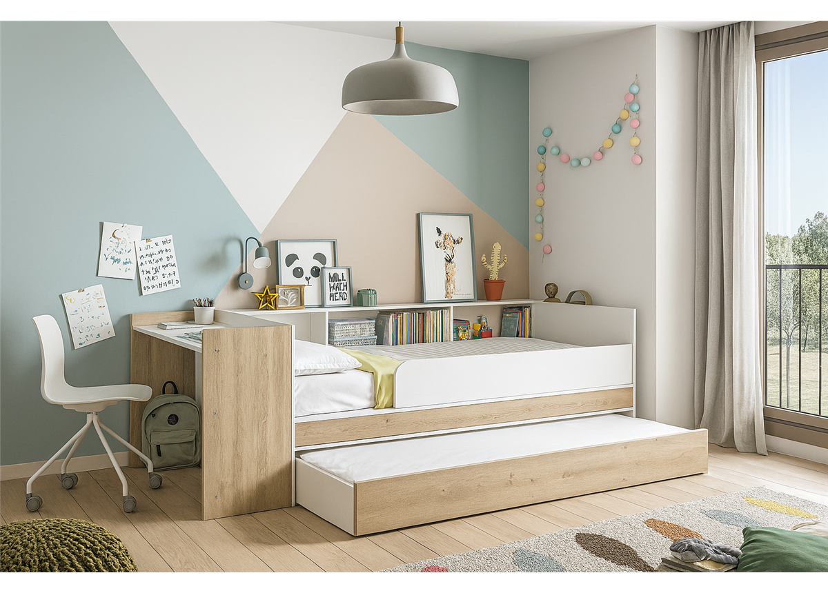 Кровать с дополнительным спальным местом Спрингфилд Fmebel 90x190