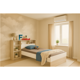 Кровать с полками Кинсейл Fmebel