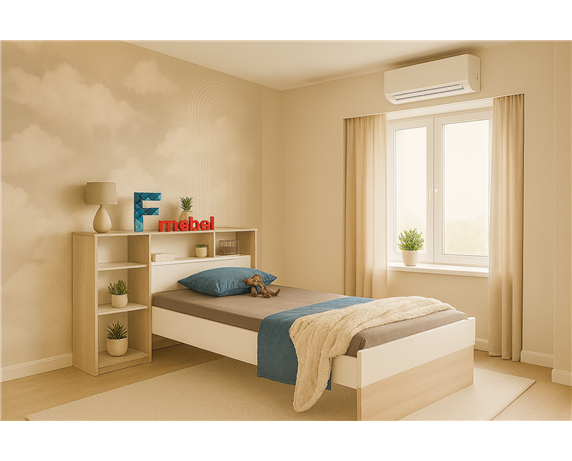 Кровать с полками Кинсейл Fmebel Кровать с полками Кинсейл Fmebel