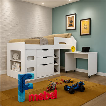 Кровать-чердак Гамбург Fmebel