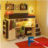 Кровать-чердак Лос-Анджелес Fmebel 80х190