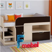 Кровать-чердак Лейпциг Fmebel 80х160