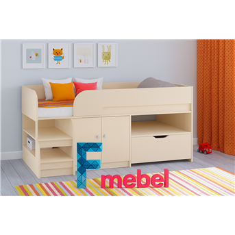 Кровать-чердак Лейпциг Fmebel 80х160