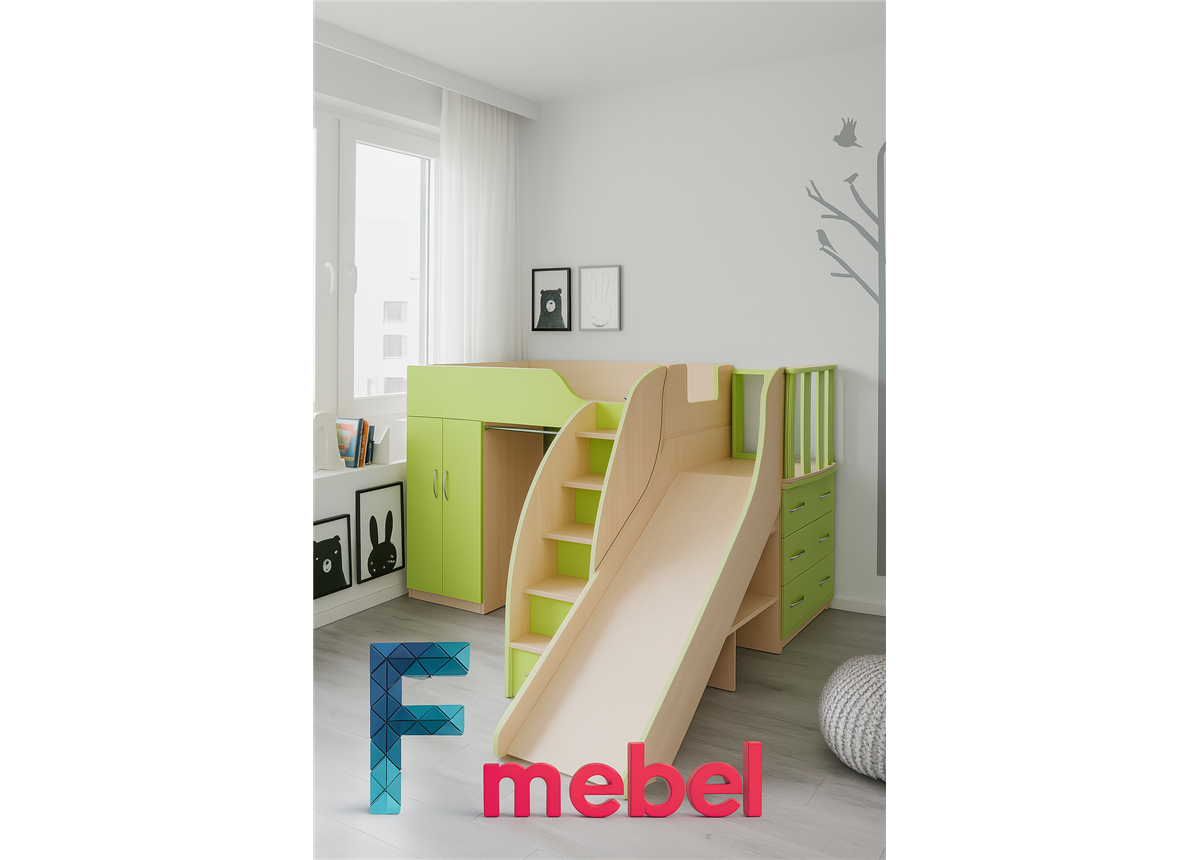 Кровать-горка Портленд Fmebel