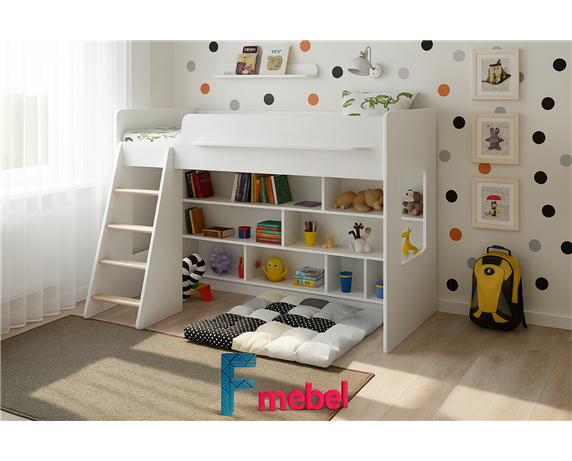 Кровать-чердак Копенгаген Fmebel 80х180