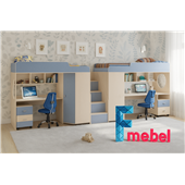 Кровать-чердак Рим Fmebel 80х180