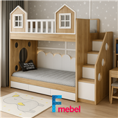 Двоярусне ліжко будиночок Краків Fmebel