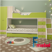 Двухъярусная кровать Берген Fmebel
