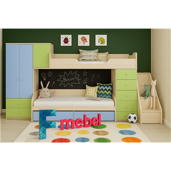 Двухъярусная кровать Берген Fmebel