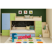 Двухъярусная кровать Берген Fmebel