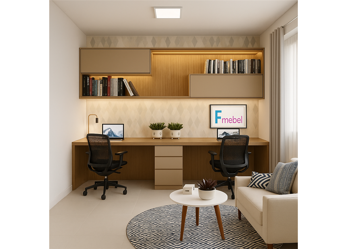 Рабочее место для двоих детей Борнео, цена за 1 метр