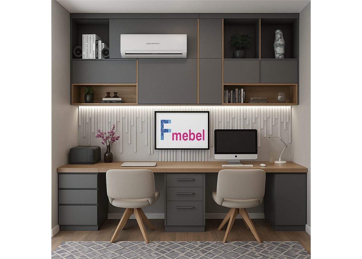 Рабочее место для двоих детей Камаран, цена за 1 метр