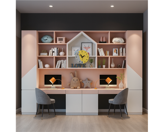 Рабочее место для двоих детей Дарса, цена за 1 метр