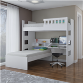 Двухъярусная кровать со столом Кёльн Fmebel