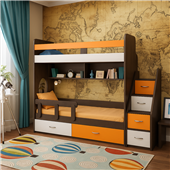 Двухъярусная кровать Бергамо Fmebel 