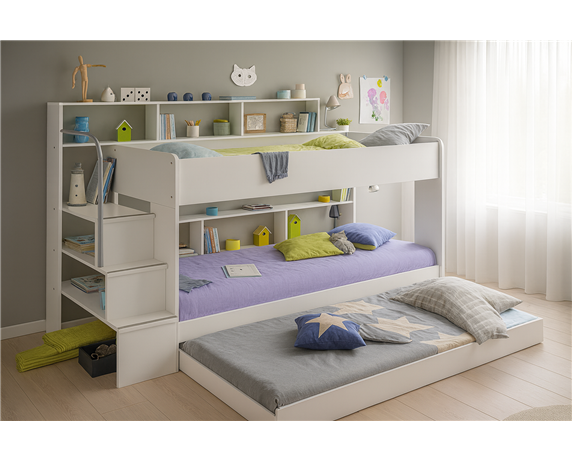 Двухъярусная кровать с дополнительным спальным местом Эдинбург Fmebel