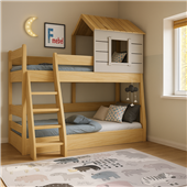 Двухъярусная кровать домик Шарлотт Fmebel 