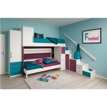 Двухъярусная кровать Небраска Fmebel