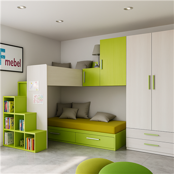 Двухъярусная кровать Пенсильвания Fmebel 80x190