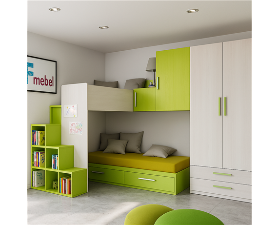 Двухъярусная кровать Пенсильвания Fmebel 80x190