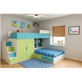 Двухъярусная кровать Теннесси Fmebel 80x190