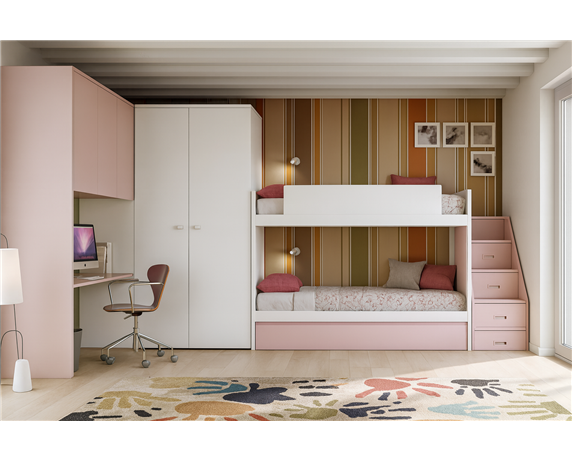 Двухъярусная кровать Флорида Fmebel 90x190