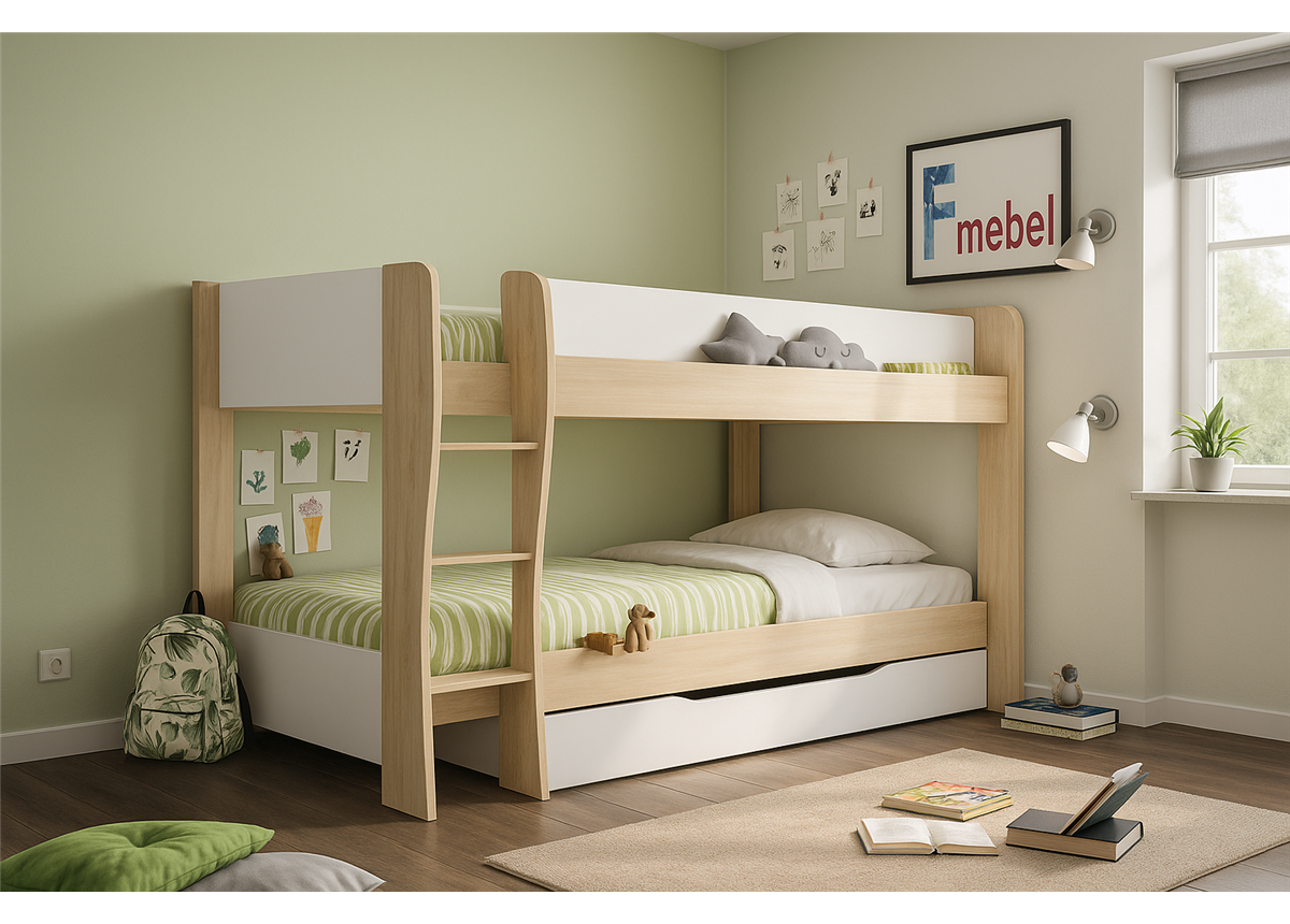 Двухъярусная кровать Марави Fmebel 90x200