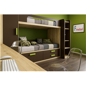 Двухъярусная кровать Джерба Fmebel 90x200 Двухъярусная кровать Джерба Fmebel 90x200