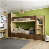 Двухъярусная кровать Джерба Fmebel 90x200 Двухъярусная кровать Джерба Fmebel 90x200