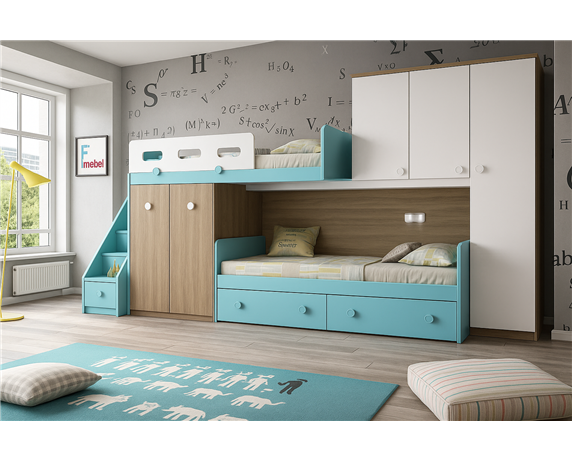 Двухъярусная кровать Канны Fmebel